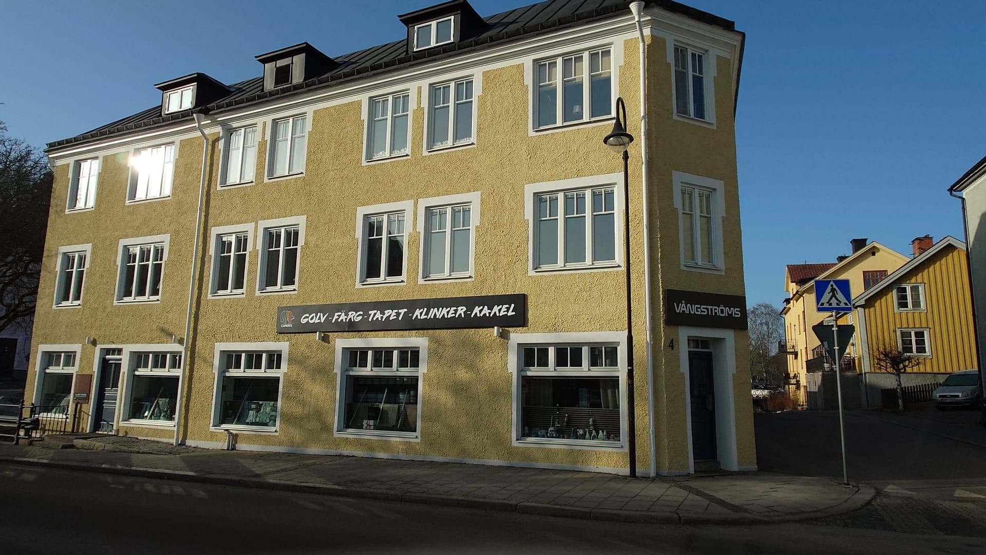 Vångströms butik exteriör